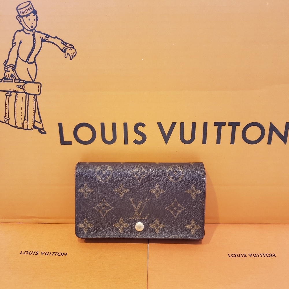 💖100% Authentic LOUIS VUITTON Vintage Porte-Monnaie Tresor Wallet
